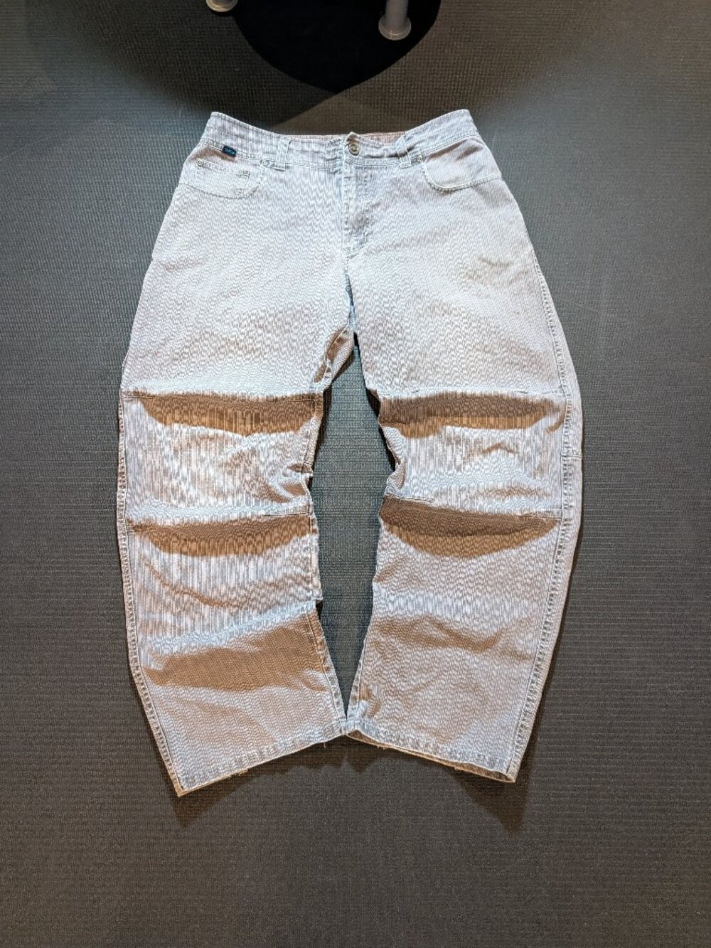 Kuhl Utility Pants Mens 34x30 Grey Striped Outdoor Hiking Gorpcore Streetwear